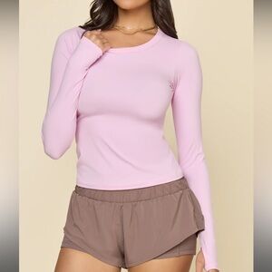 Popflex Call Me Baby Long Sleeve Top